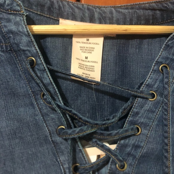 Philosophy Tunic or Dress Denim Look Size Medium NWT - Picture 2 of 9